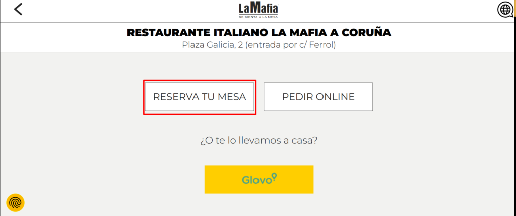 Menú de Navidad de La Mafia