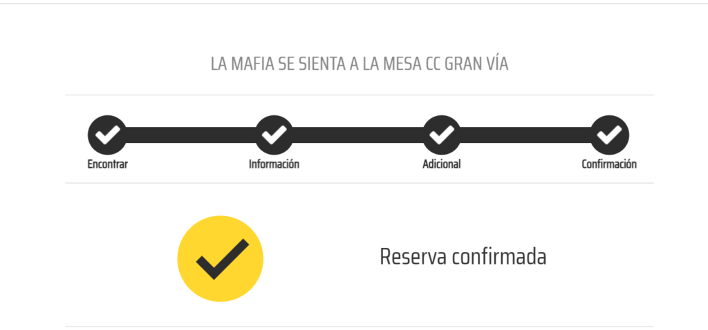 Reserva cena de Navidad de empresa