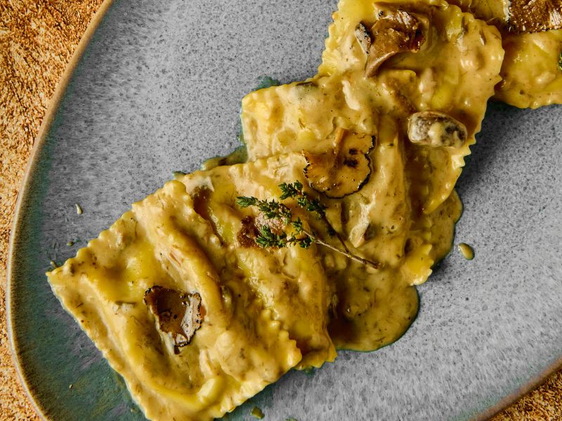 Receta de pasta con boletus