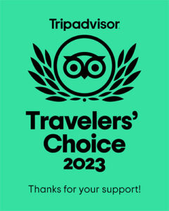 Tripadvisor 2023 Travelers' choice