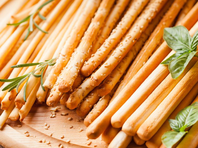palitos de pan italianos