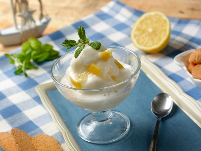 receta de sorbete de limón