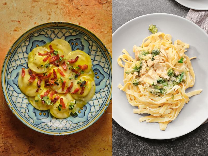 Salsa carbonara vs. Alfredo: ¿Cuáles son las principales diferencias?