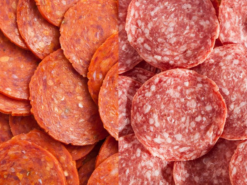 ¿Cuál es la diferencia entre el salami y el pepperoni?