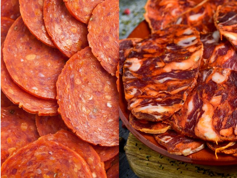 Pepperoni vs. chorizo: ¿Qué diferencias hay realmente?